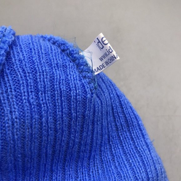 Tennessee Titans Knit Beanie Pom Hat Cap Blue Idegy OSFM - NFL Football EUC - Picture 3 of 4